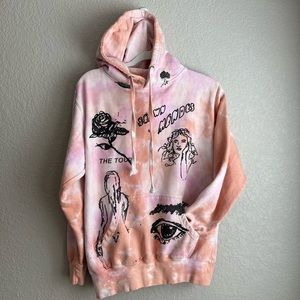 Shawn Mendes Tie Dye Tour Merch Hoodie Size Small